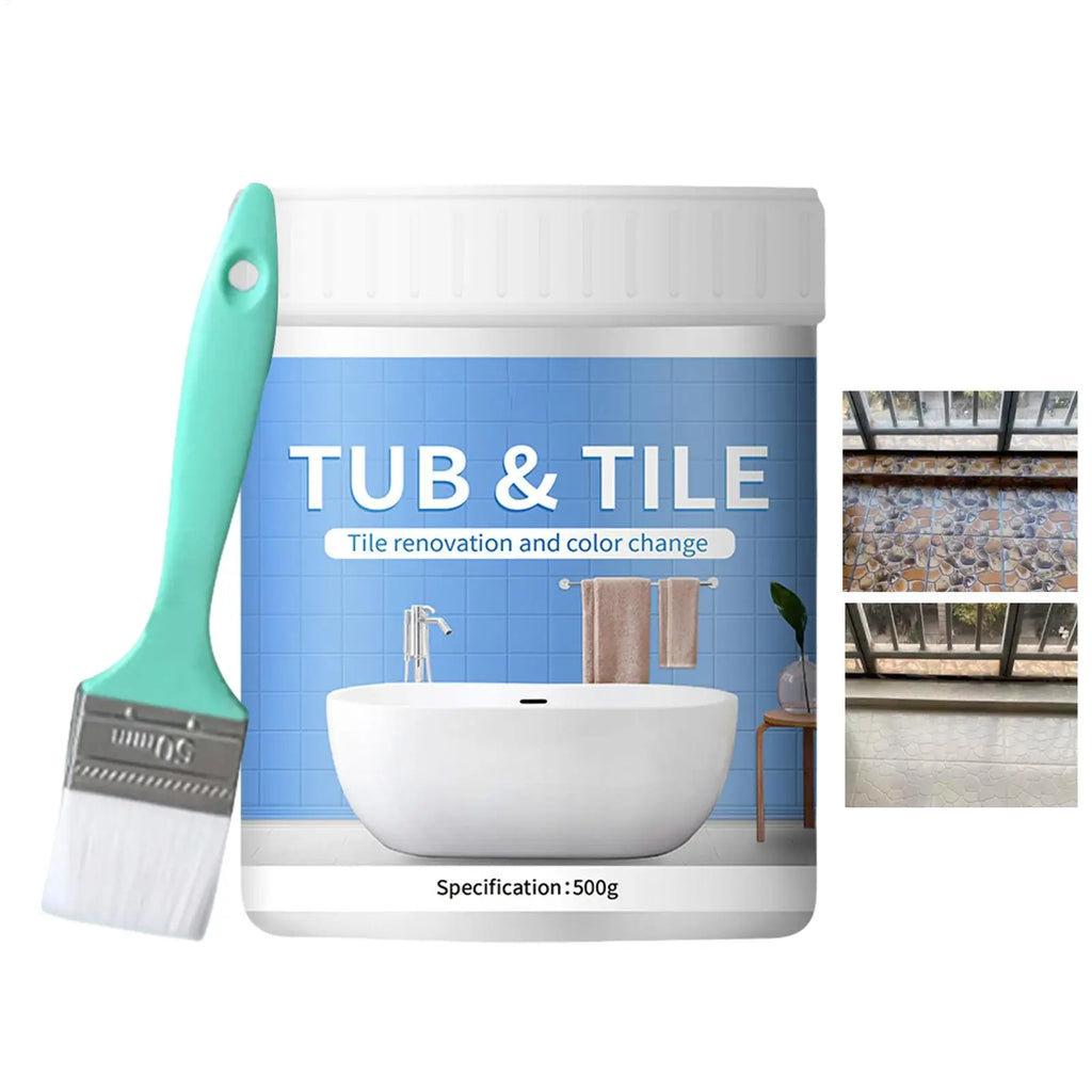 500g Bathroom Tile Paint Kit – Quick-Dry Bath Refinishing Set