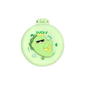 Folding Airbag Hair Comb with Mirror – Anti-Static & Scalp Massage