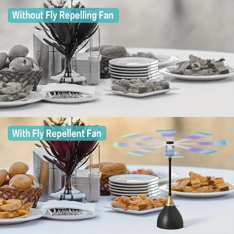Fly Fan for Tables – Chemical-Free Fly Repellent Fan