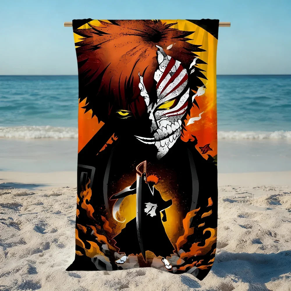 Bleach Ichigo Anime Beach Towel – Quick Dry Soft Multi-Size