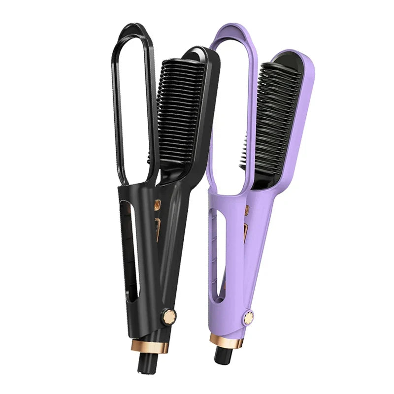 Ceramic Hair Straightening Brush | Multi-Temp Styling Tool