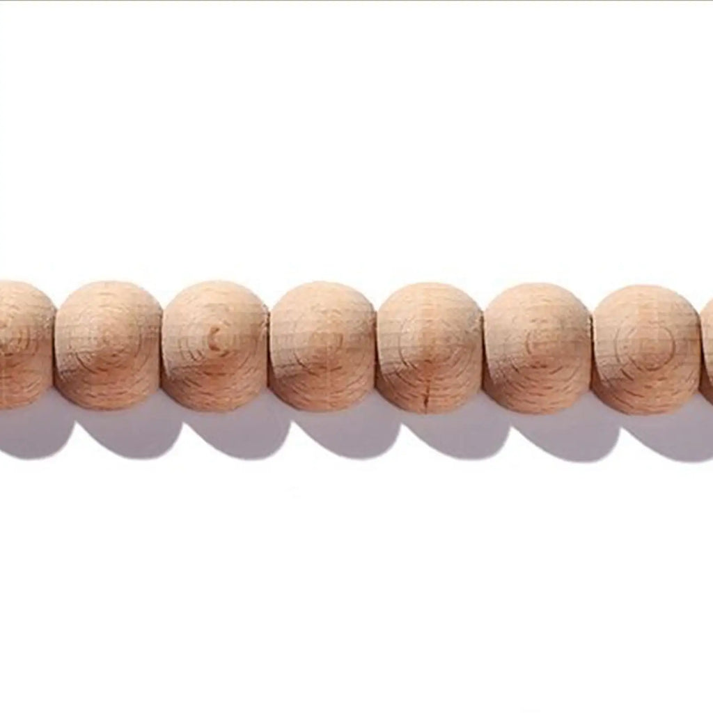 10-Pc Unfinished Beaded Wood Trim Molding 15.75" – Beech