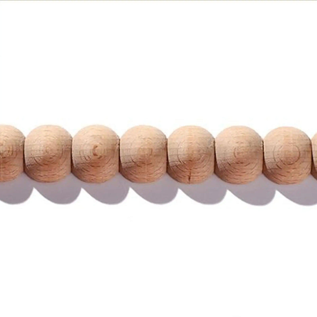 10-Pc Unfinished Beaded Wood Trim Molding 15.75" – Beech