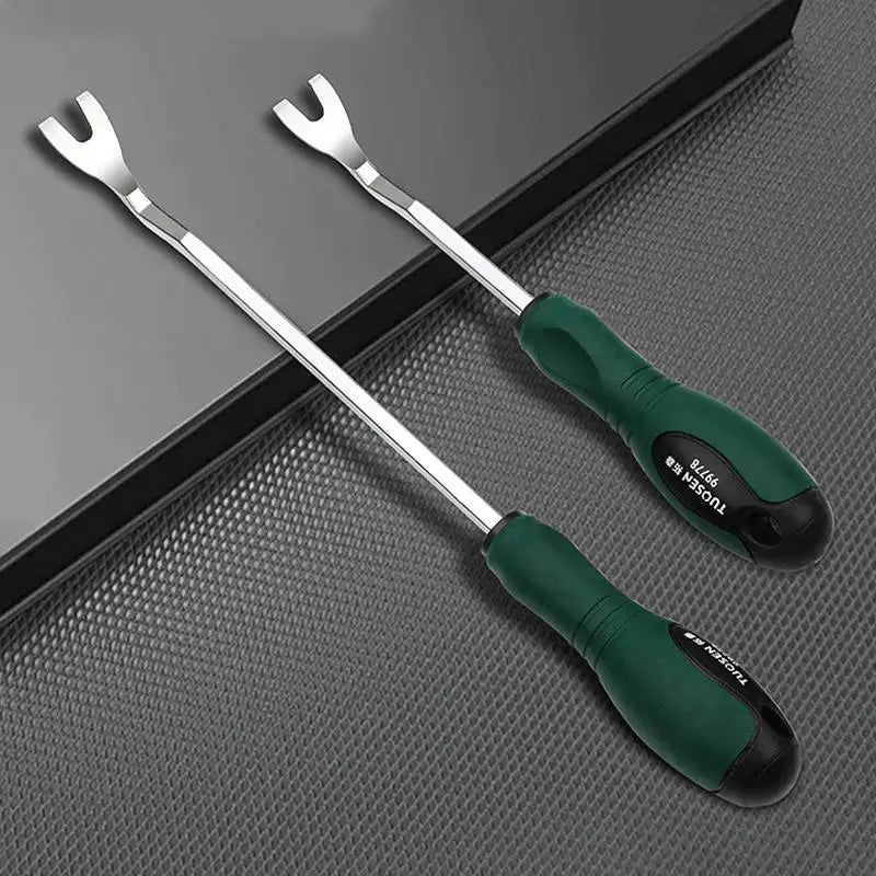 Auto Door Panel Clip Remover – Steel Pry Bar Trim Tool
