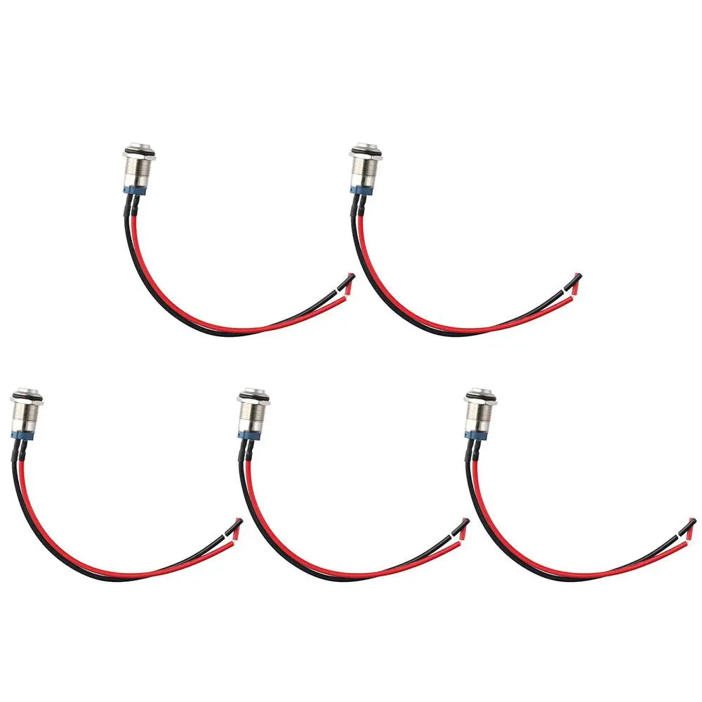 12mm Waterproof Latching Push Button Switch – Stainless Steel