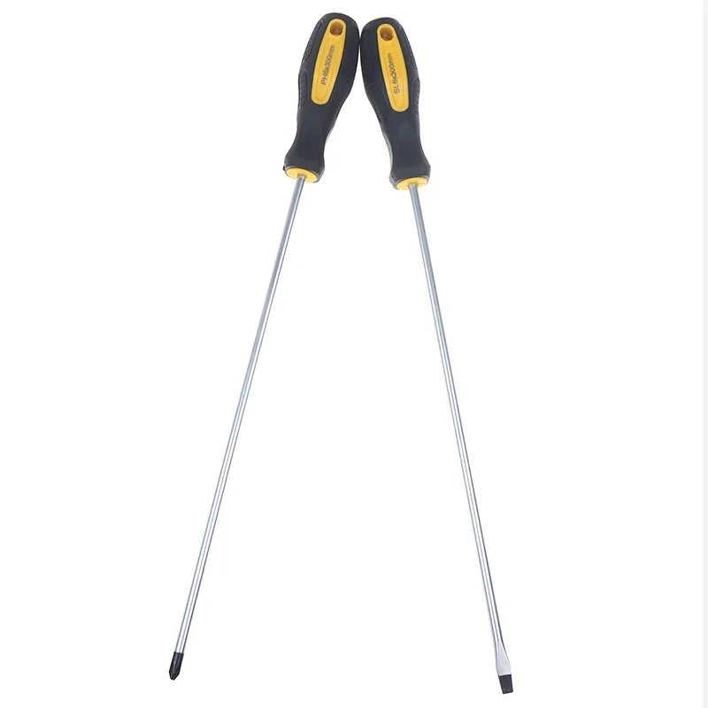 6×300mm Long Handle Magnetic Screwdriver – Flat & Phillips