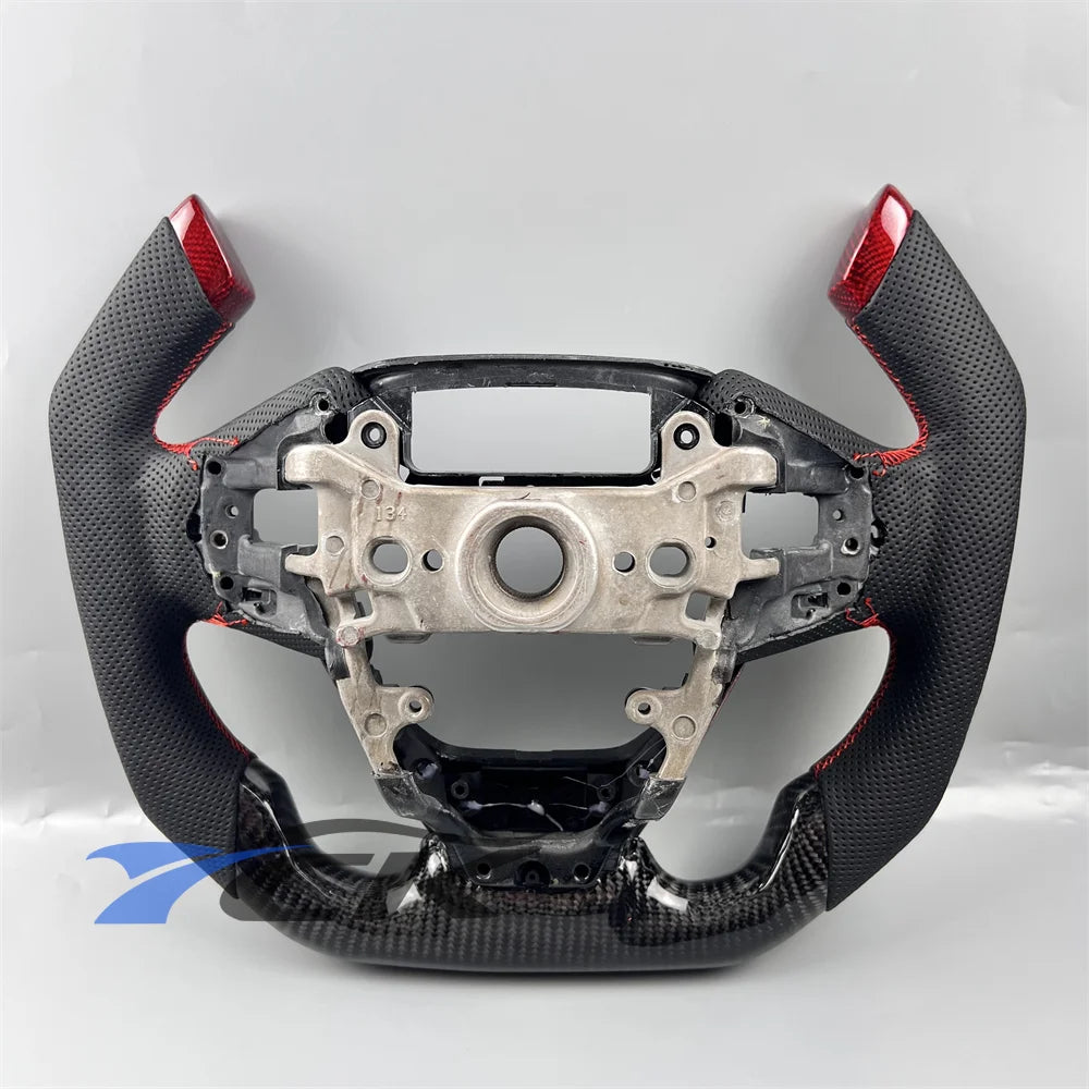 Carbon Fiber Leather Steering Wheel – Honda Civic 2016–2021