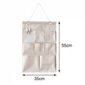 Cotton Wall Hanging Storage Bag Organizer – 4 or 7 Pockets