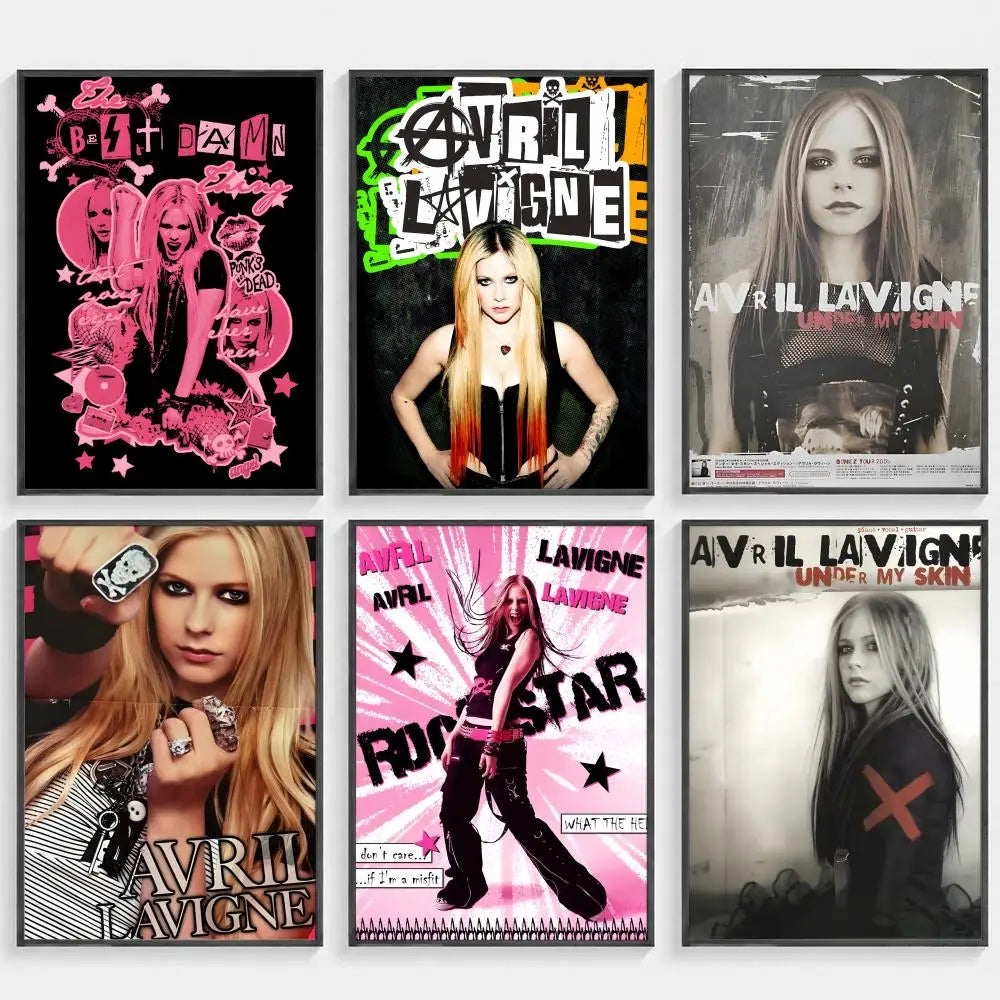 Avril Lavigne HD Wall Poster – Music Art Home Decor