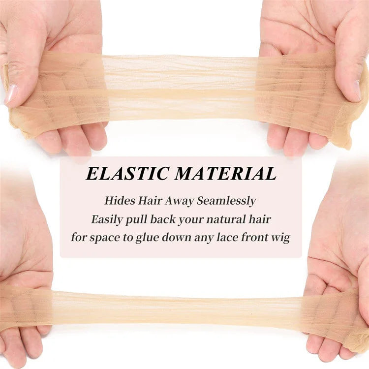 HD Invisible Wig Cap – Ultra-Thin Nylon Stocking Cap for Lace Wigs