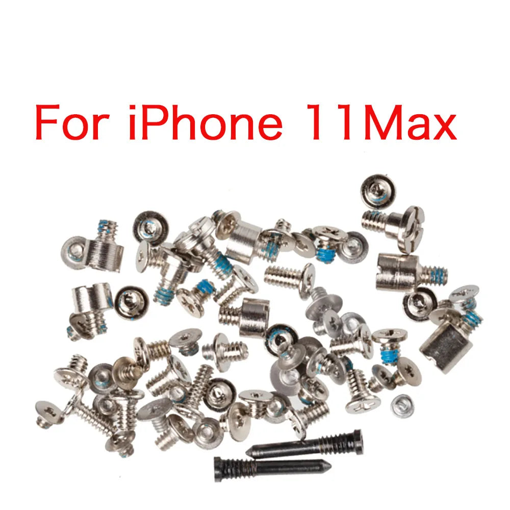 iPhone 7–12 Pro Max Full Screw Replacement Set | 5-Star Screws