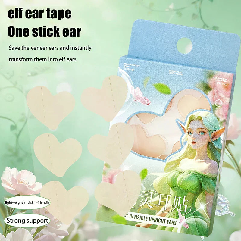 Heart-Shaped Elf Ear Stickers – Invisible Ear Corrector Patches