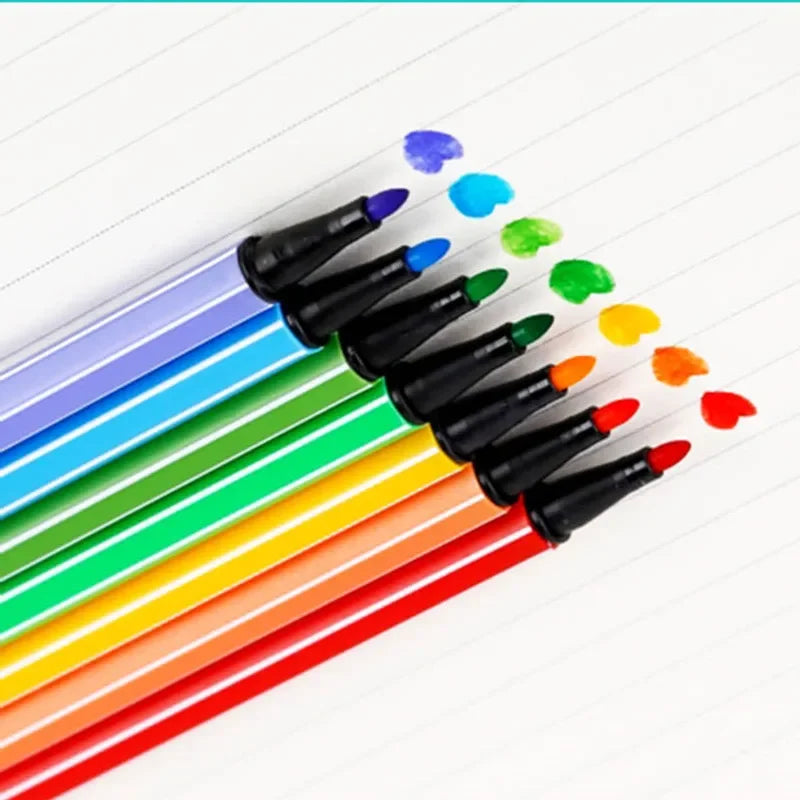 Children Painting 6 12 Non-toxic Water Pencil Washable Watercolor Pen