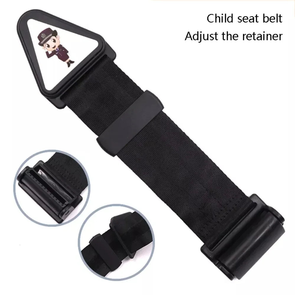 Child Car Seat Belt Adjuster – Anti-Neck Rub Safety Clip
