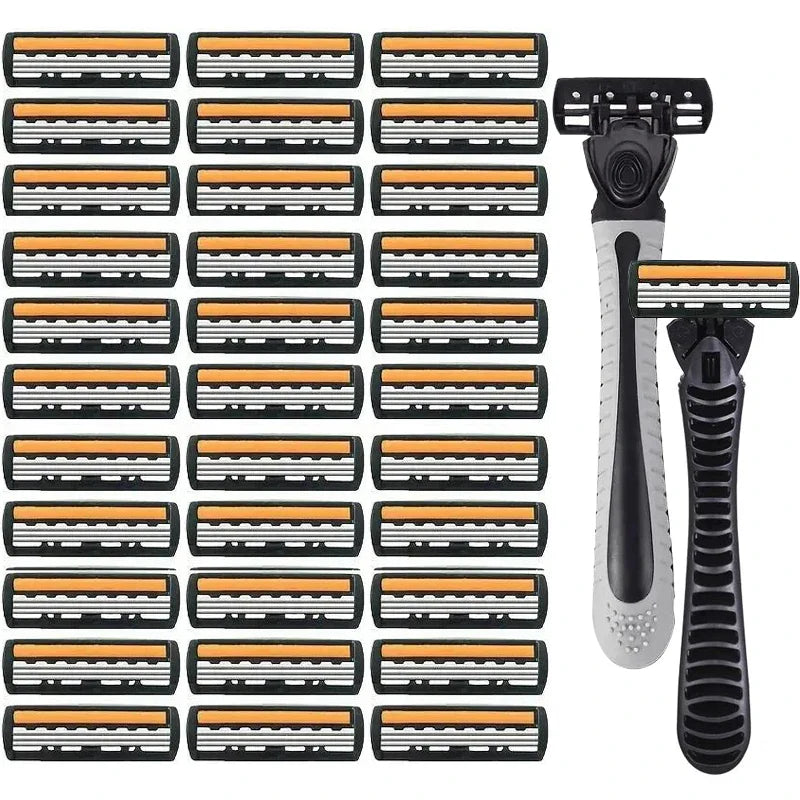 Premium Stainless Steel Safety Razor – Replaceable Blades