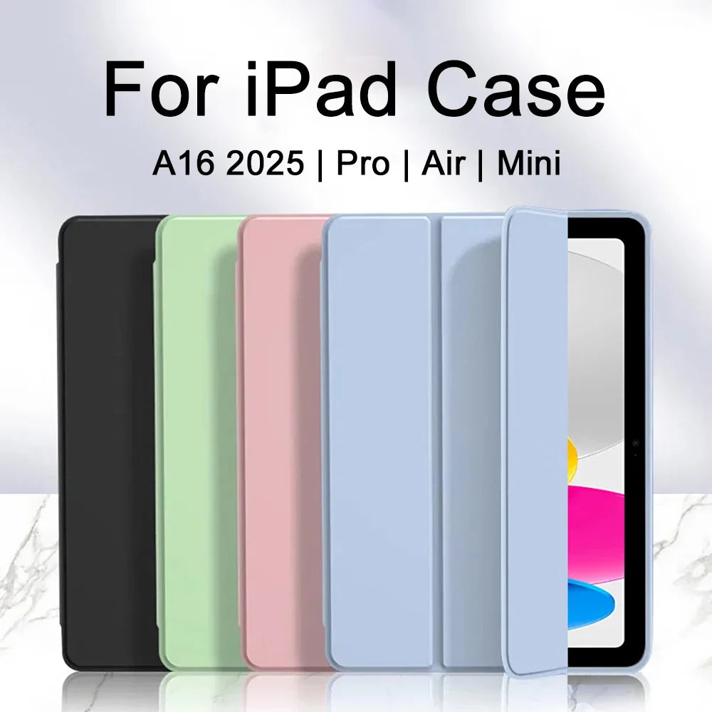 iPad Case All Models 2019–2025 | Smart Wake, Stand & Shockproof