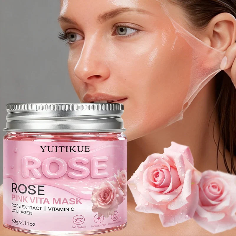 YUITIKUE Rose Peel Mask – Hydrate, Brighten & Firm Skin