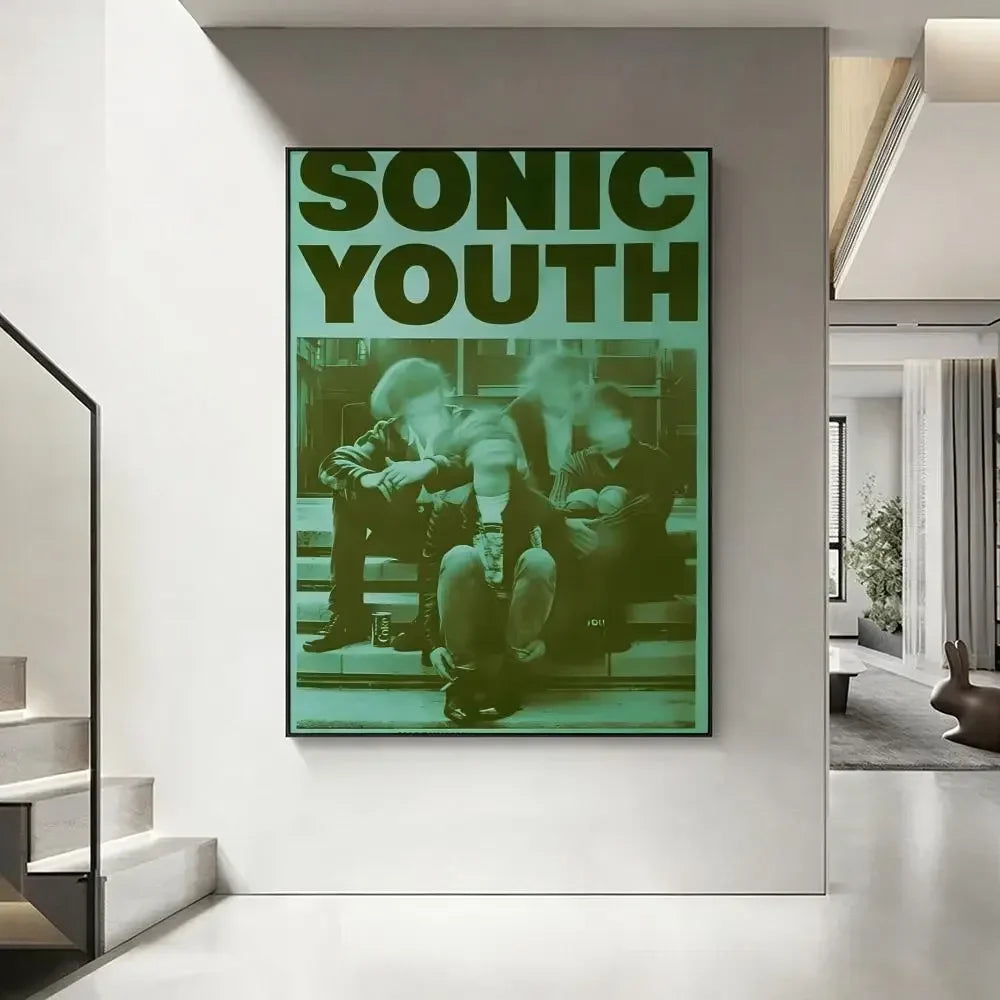 Sonic Youth Band HD Poster – Waterproof Sticky Wall Art Decor