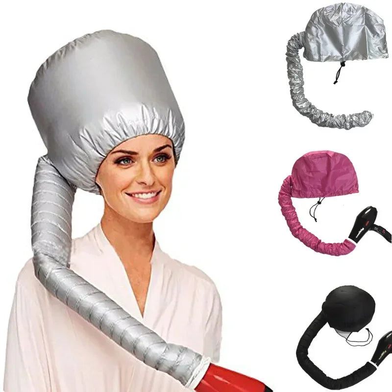 Portable Hair Bonnet Dryer Cap – Quick Dry & Oil Treatment