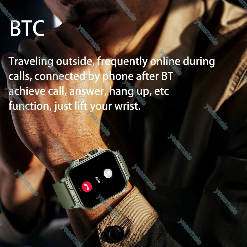 Ola Esporte Military Smartwatch | Bluetooth Call & Fitness Tracker