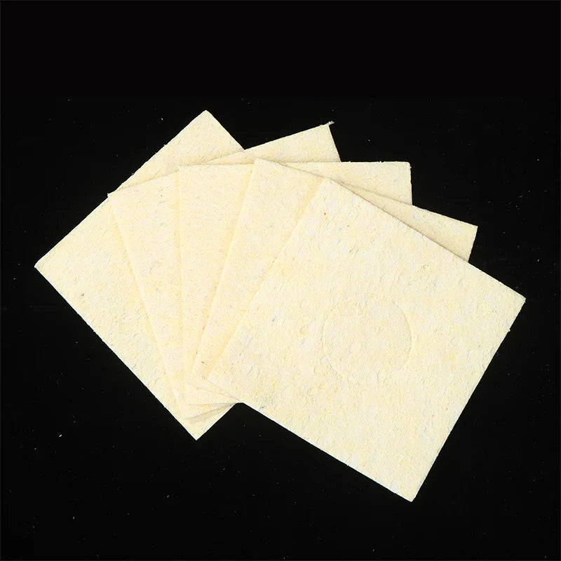 60 Soldering Clean Sponge Solder Tip Cleaning Sponges Cleaner Pads