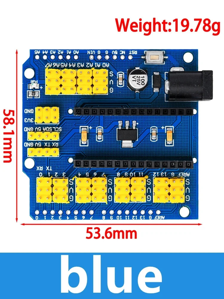 Sensor Shield Module for Arduino UNO R3 & Nano V3 | I2C PWM