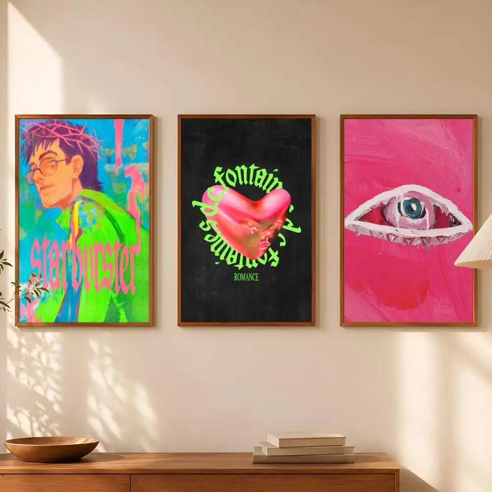 Fontaines D.C Poster – Self-Stick HD Waterproof Wall Art Decor