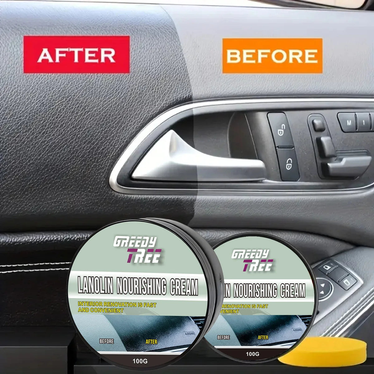 Car Plastic Restorer & Crystal Wax – Bumper, Trim & Leather