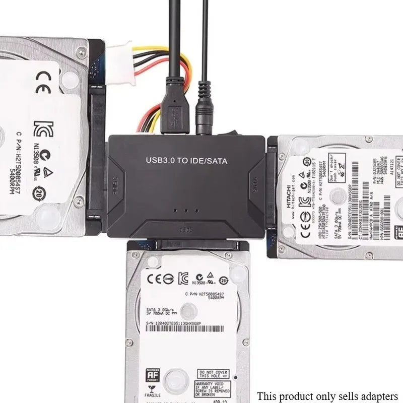 USB 3.0 to SATA Adapter Cable – HDD & SSD Data Transfer