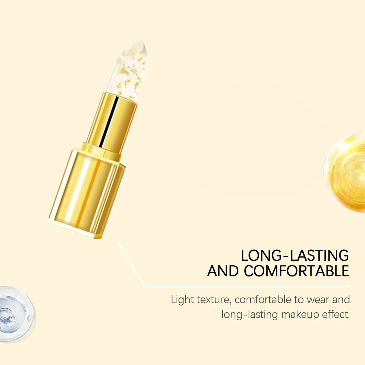 Jaysuing Gold Color-Changing Lip Balm – Hyaluronic Acid 3.5g