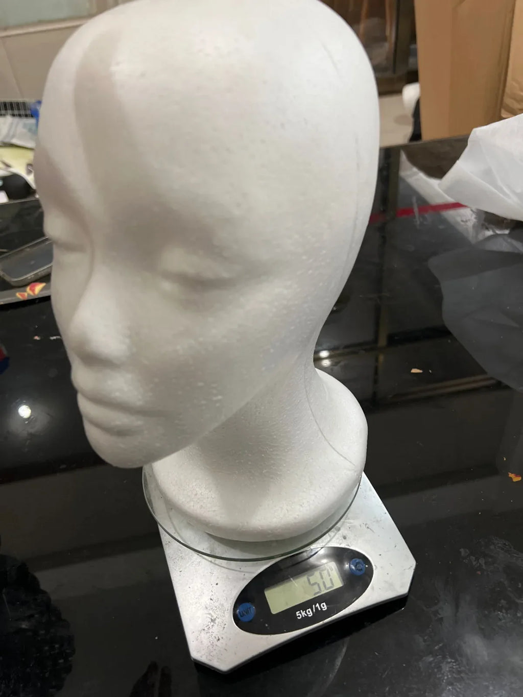 Female Foam Mannequin Head for Wigs, Hats & Glasses Display