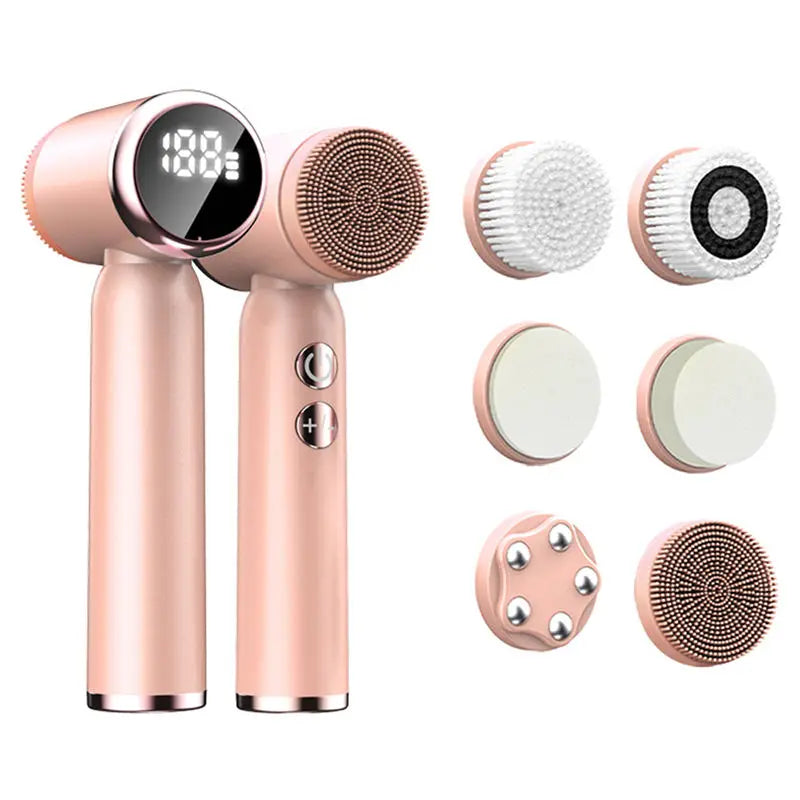 Silicone Electric Facial Cleansing Brush | Ultrasonic Massager