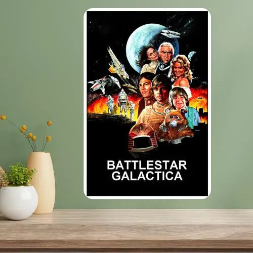 Battlestar Galactica 1978 Classic TV Metal Poster Sign