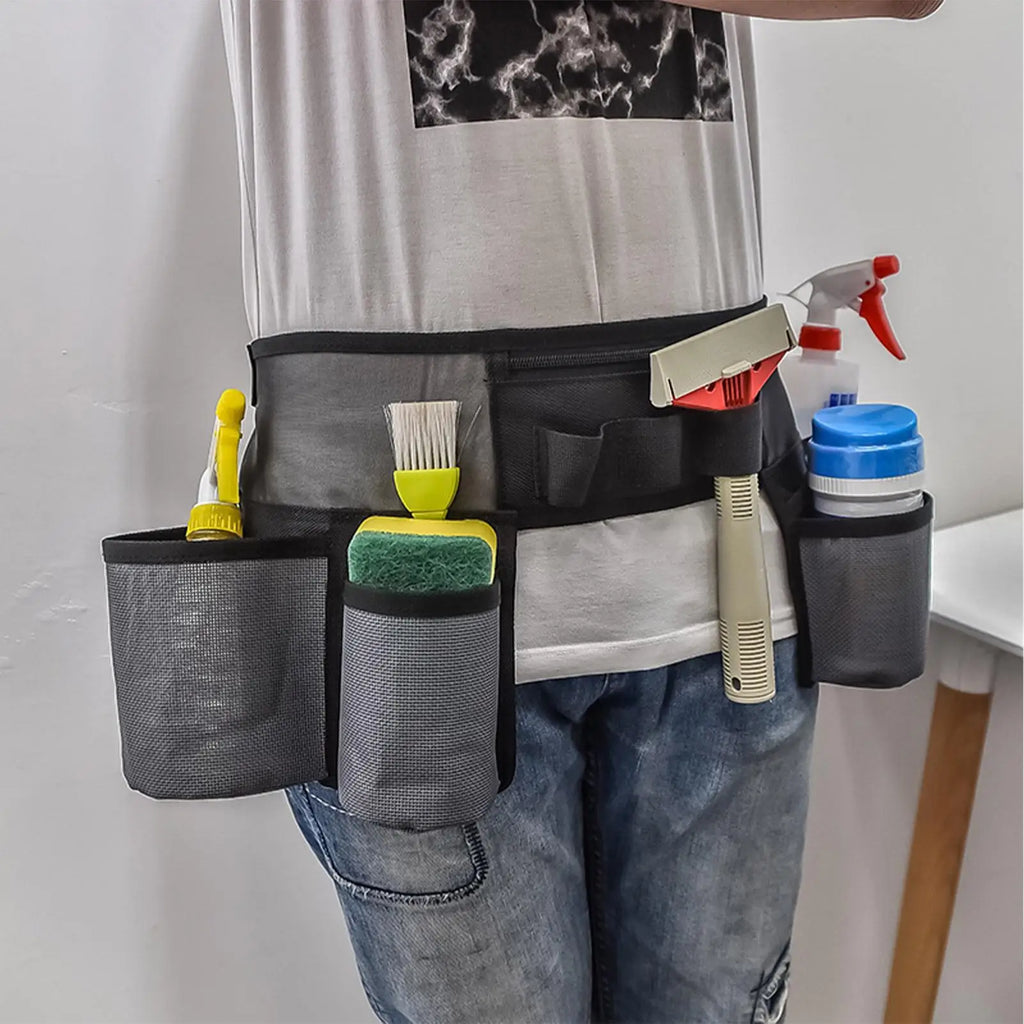 Waist Tool Belt Fanny Women Garden Pockets Caddy Cleaning Products