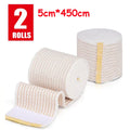 2-Pack Elastic Compression Wrap Bandage – Knee, Ankle & Wrist