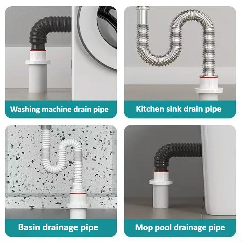 Kitchen Sink Check Valve Sealing Plug | Anti-Odor Drain Pipe