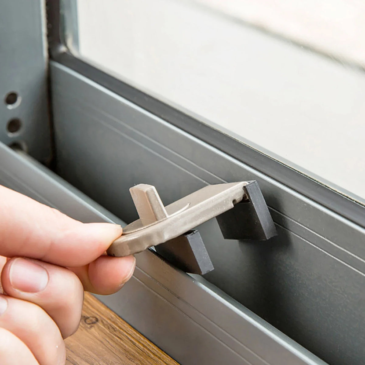 No-Drill Baby Safety Sliding Door & Window Lock | Childproof