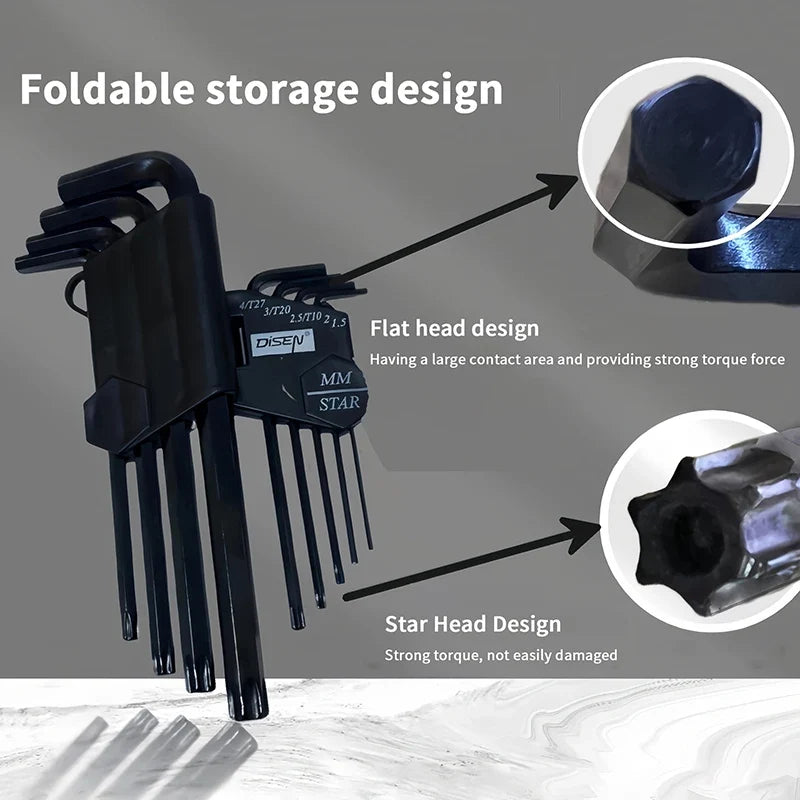 Allen Key Screwdriver Handle Motorcycles Bicycles Universal Torque