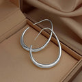 Huitan Waterdrop Hoop Earrings for Women – 4 Metal Colors