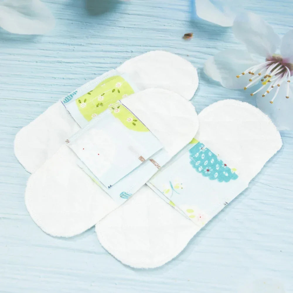 Reusable Daily Pads Menstrual Sanitary Waterproof Panty Liner Thin
