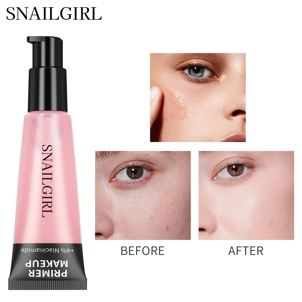 SNAILGIRL 24ml Hydrating Gel Face Primer – Pore-Minimizing