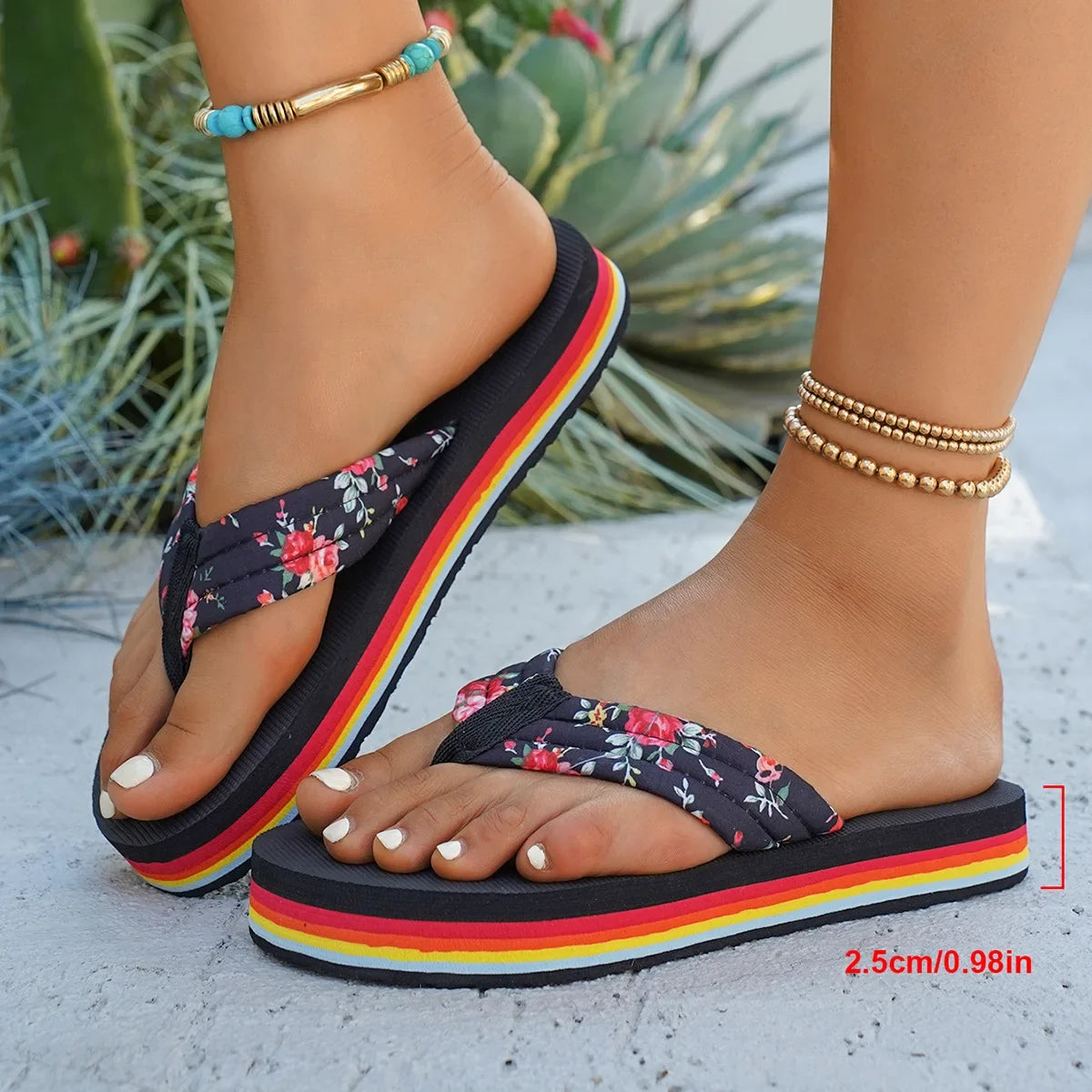 Women's Lightweight Non-Slip Flip Flops | Summer Beach Slippers