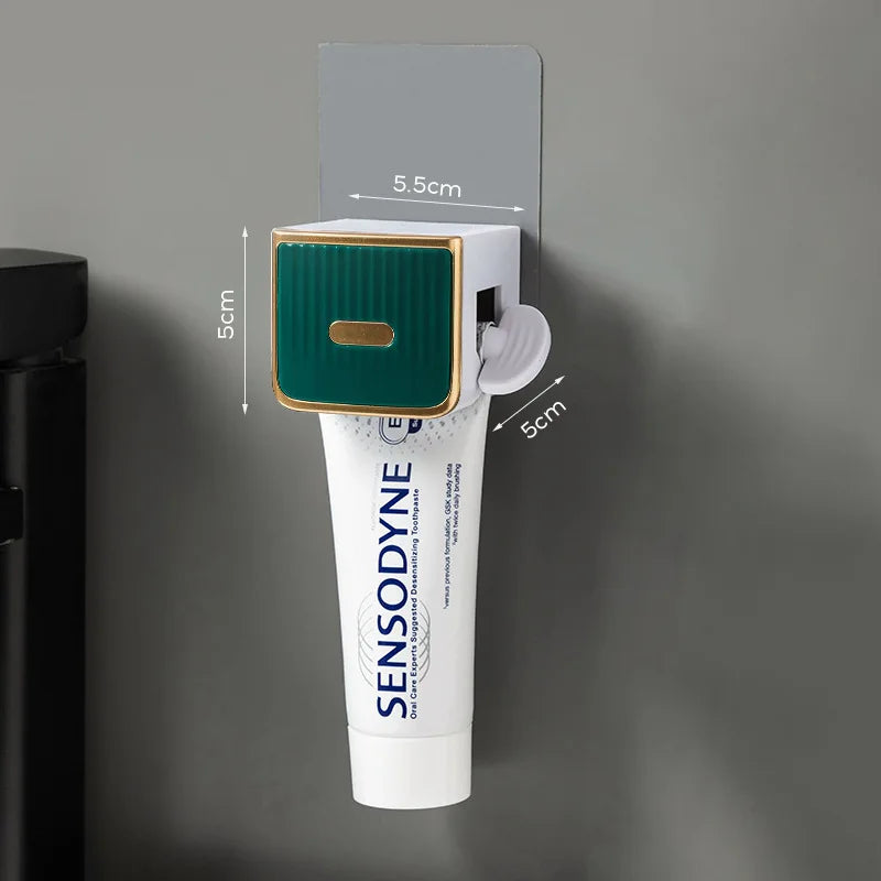 Wall-Mounted Toothpaste Squeezer & Tube Dispenser Holder