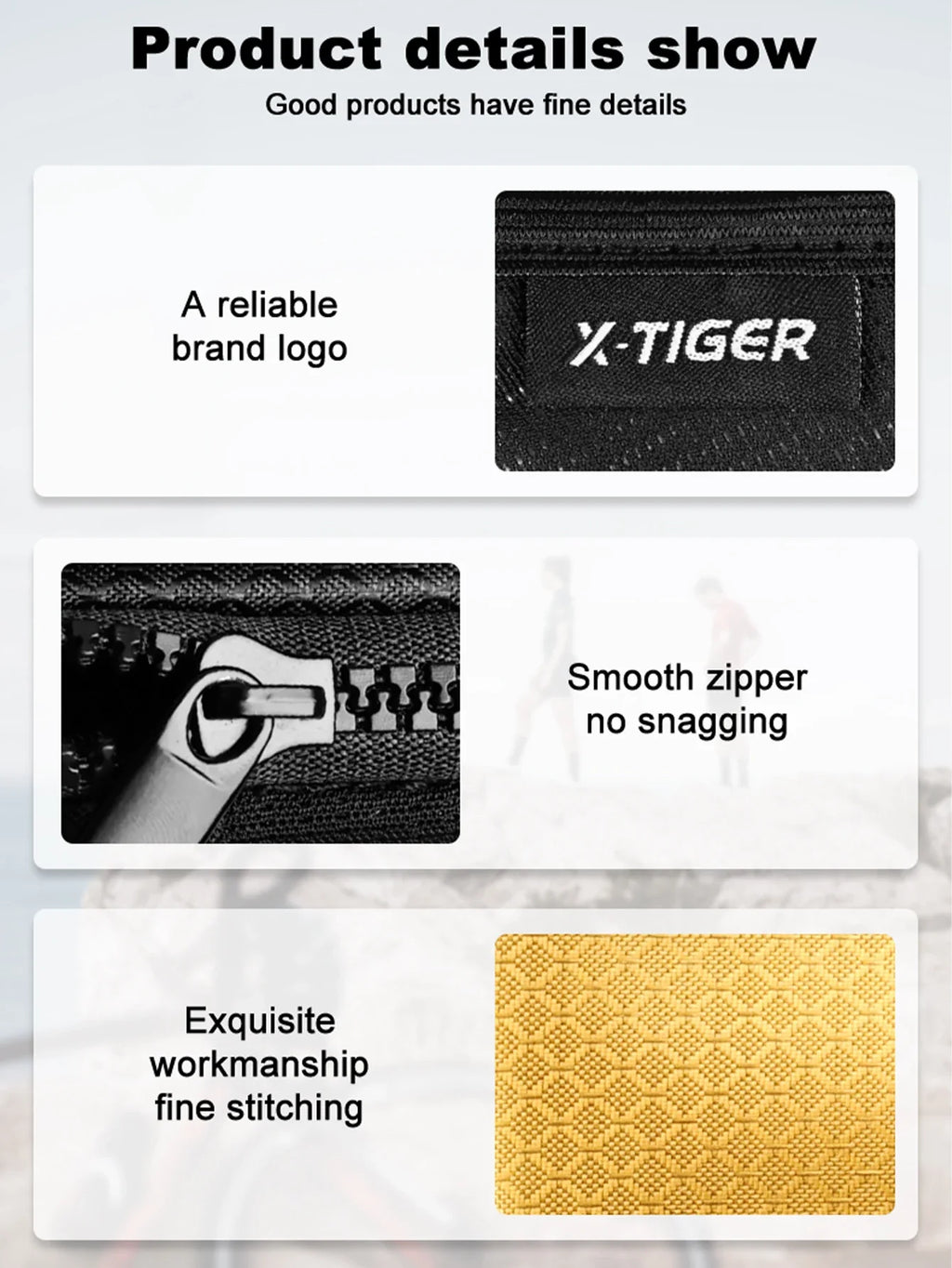 X-TIGER Cycling Jersey Pocket Bag – Lightweight Phone Wallet