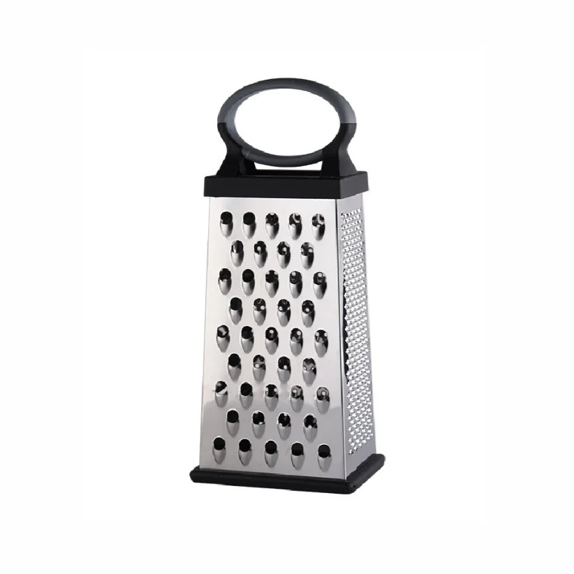9" 4-Sided Stainless Steel Box Grater with Handle | Rust-Proof