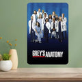 Grey's Anatomy TV Show Metal Poster Sign | Aluminum Wall Decor
