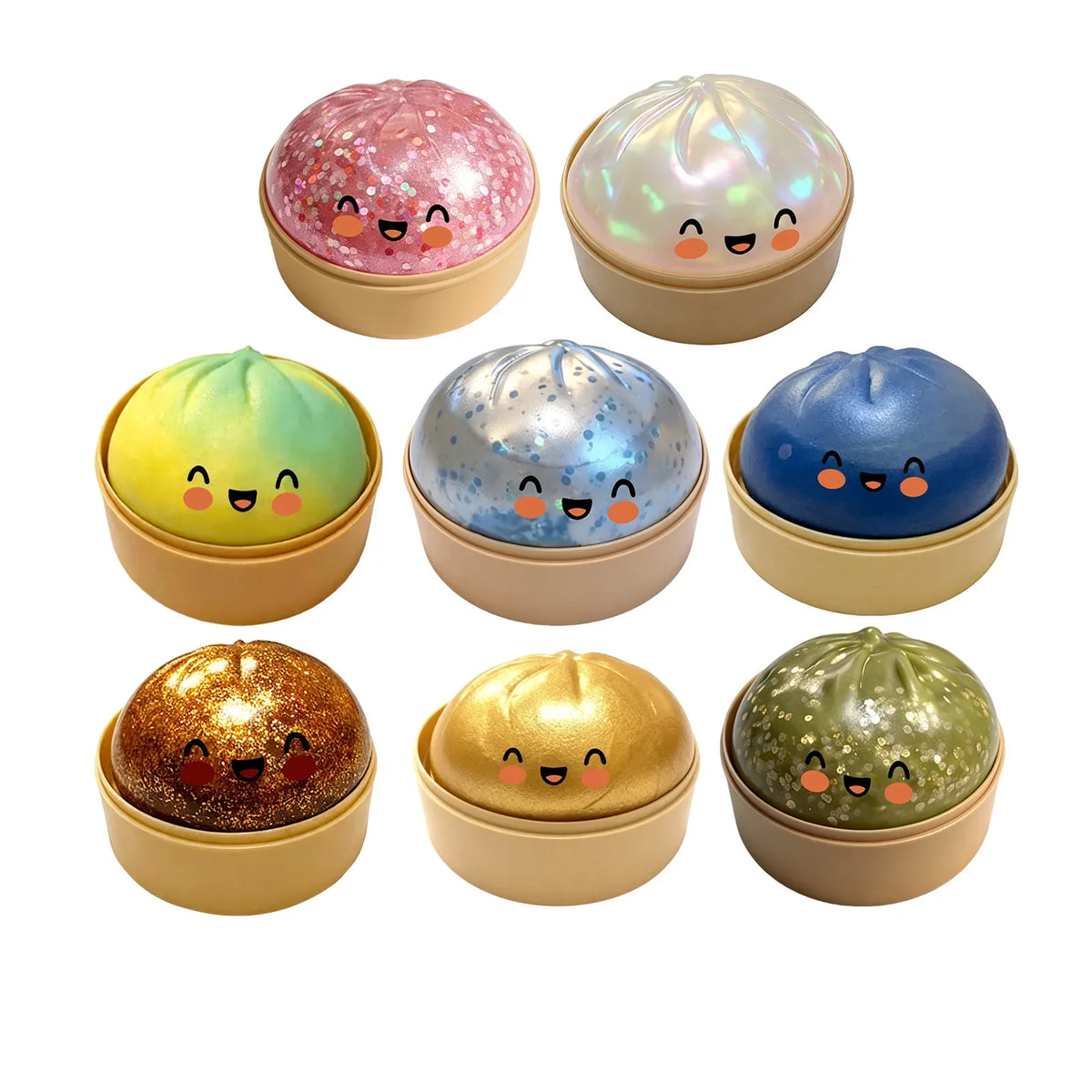 Bun Squishy Fidget Toy – Soft Food Shaped Sensory Toy