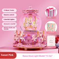 Music Box Carousel Crystal Ball Children's Birthday Girls Girlfriends