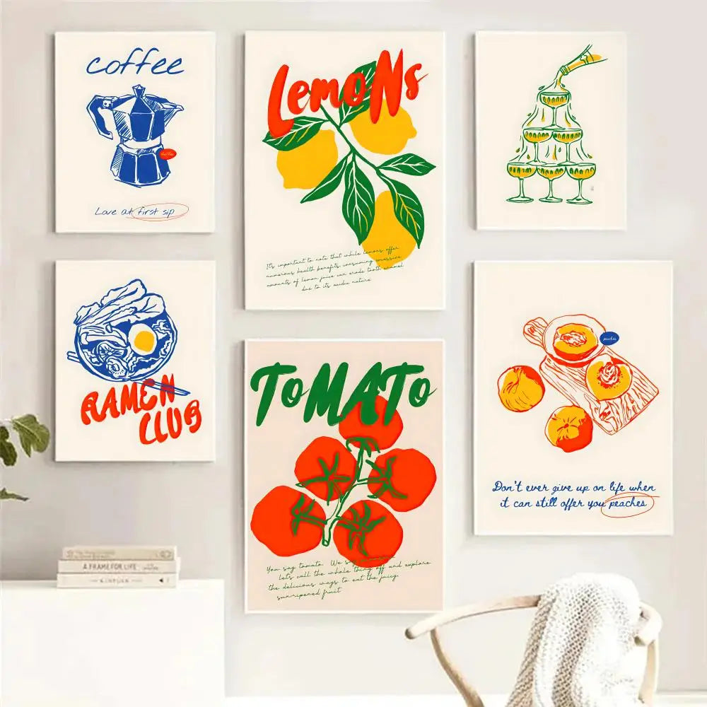 Retro Italian Cocktail Canvas Wall Art – Vintage HD Print Poster