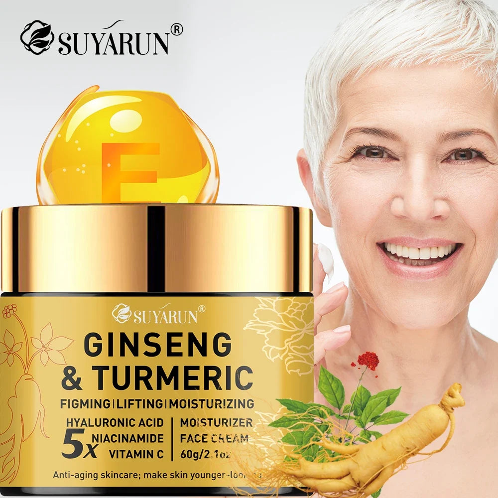 SUYARUN Ginseng Turmeric Face Cream | Brightening Moisturizer